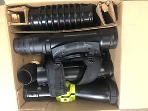 RYOBI 40V HP Brushless Whisper Series 165 MPH 730 CFM Cordless Battery Backpack Blower with (2) 6.0 Ah Batteries and Charger  Customer Returns See Pictures