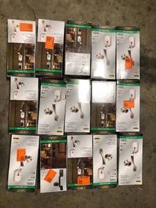 Lot of Defiant  Entry Door Handle  Various Models and Conditions Customer Returns See Pictures
