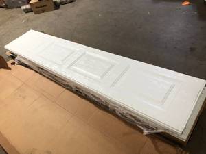 Clopay Classic Collection 9 ft. x 7 ft. 6.5 R-Value Insulated White Garage Door  Customer Returns See Pictures