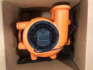 RIDGID 1625 CFM 3-Speed Portable Blower Fan Air Mover with Collapsible Handle and Rear Wheels for Water Damage Restoration    Customer Returns See Pictures