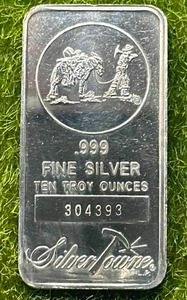 10oz .999 Silver Bar