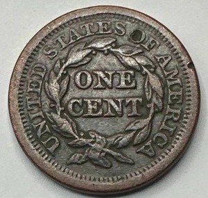 1851 Large Cent Penny