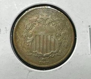 1867 Shield Nickel