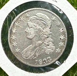 1833 Capped Bust Half Dollar