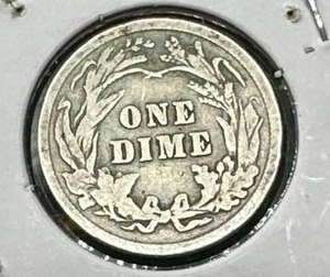 1916 Silver Barber Dime