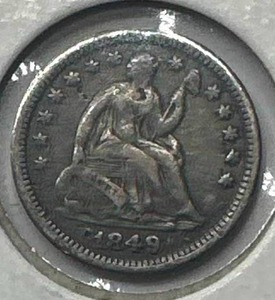 1849 Liberty Seated Half Dime