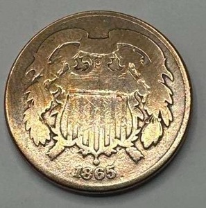 1865 Two Cent Piece