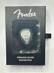 2021 Silver Fender Guitar Pick