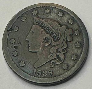 1838 Large Cent Penny