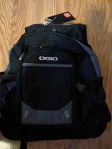 lot 22 image: Black OGIO Backpack With Audio Pocket Built In