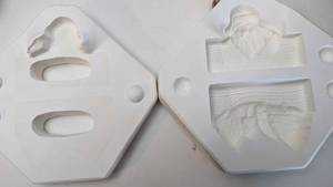 lot 61 image: Slip Casting Mold Santa House And Santa