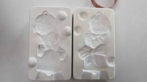 lot 64 image: EZ Pour Molds-Baby Girl Bell-Baby Boy Bell