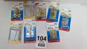 lot 104 image: Eight Pkgs Of National Hardware Items As Stated In Lots 102-103