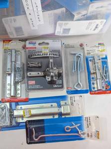 lot 106 image: Six Pkgs. Of Various National Hardware Items