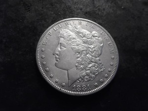 1881 O Morgan Silver Dollar