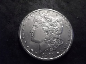 1881 S Morgan Silver Dollar