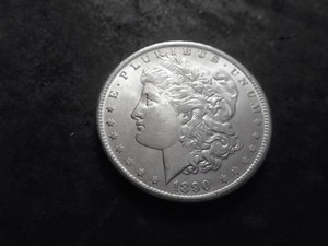 1890 O Morgan Silver Dollar