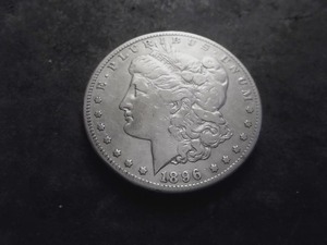 1896 S Morgan Silver Dollar
