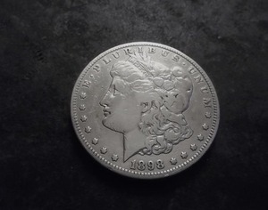 1898 S Morgan Silver Dollar