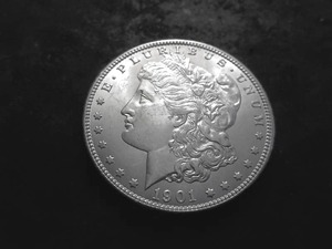 1901 O Morgan Silver Dollar