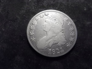 1824 Bust Half Dollar