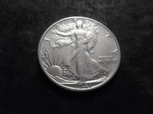 1941 S Walking Liberty Half Dollar