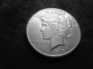 1928 Peace Silver Dollar