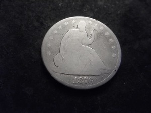 1876 Seated Liberty Half Dollar