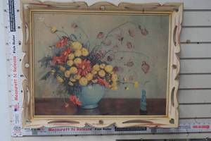 lot 229 image: Vintage Oil Painting By Corintese Fichy Pampos
