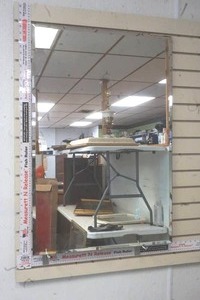 lot 235 image: Beveled Mirror with hanging