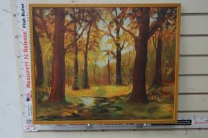 lot 244 image: Vintage Original Oil on Canvas by Conover