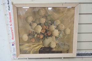 lot 268 image: Vintage 1950s Still Life Print By Reliable Marcel Dyf