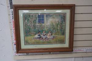 lot 270 image: Vintage Home Interiors signed Bettie Zelder Thru Gods Grace