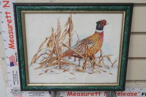 lot 293 image: Vintage Dale C Thompson 1994 Ring Necked Pheasant