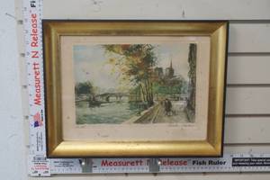 lot 295 image: Vintage Pencil signed and numbered by Charles