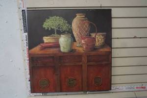 lot 314 image: HomeGoods Wooden Picture of