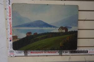 lot 320 image: Late 1800s Painting in Norway Kjes Hormndalen Norfjord Norway