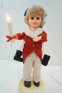 lot 54 image: Vintage Animated Christmas Boy