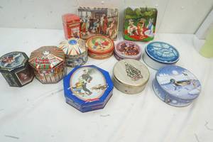lot 58 image: Variety of Tins