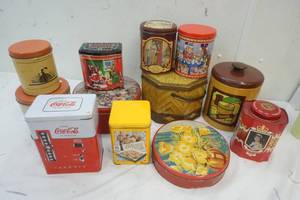 lot 59 image: Variety of Tins