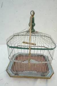 lot 64 image: Vintage Bird Cage