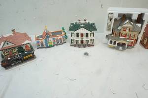 lot 121 image: The Original Snow Village Hand Painted