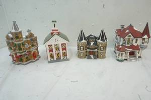 lot 123 image: The Original Snow Village Hand Painted