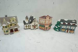 lot 124 image: The Original Snow Village Hand Painted
