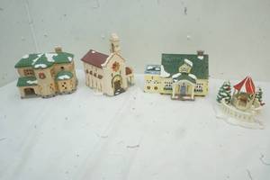 lot 132 image: The Original Snow Village Hand Painted