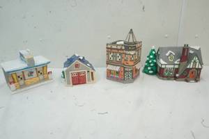 lot 133 image: The Original Snow Village Hand Painted