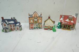 lot 134 image: The Original Snow Village Hand Painted