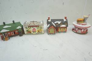 lot 135 image: The Original Snow Village Hand Painted