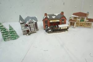 lot 137 image: The Original Snow Village Hand Painted