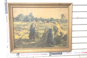 lot 164 image: Harvesting Seen Picture